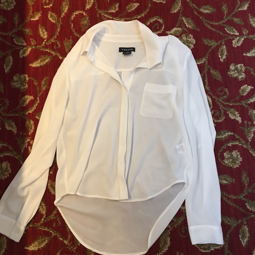Collared Quarter Length Button Down - image 1
